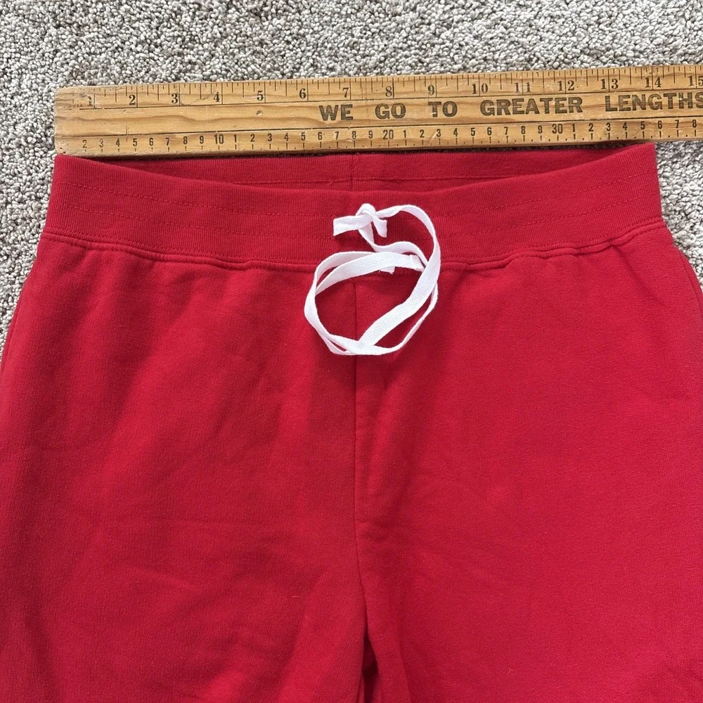 Disney Mickey Mouse & Friends Teen Girl Small‎ 3-5 Red Sweatpants Joggers